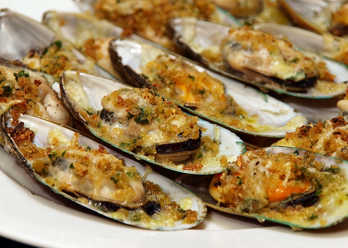 cozze gratinate
