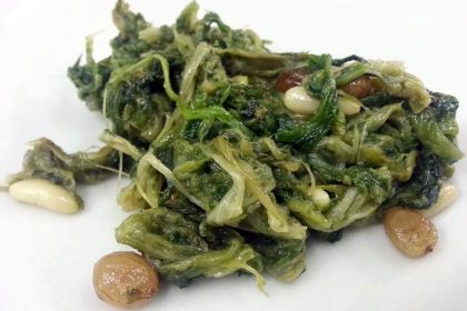 scarola alla natalina, Osteria da Carmela