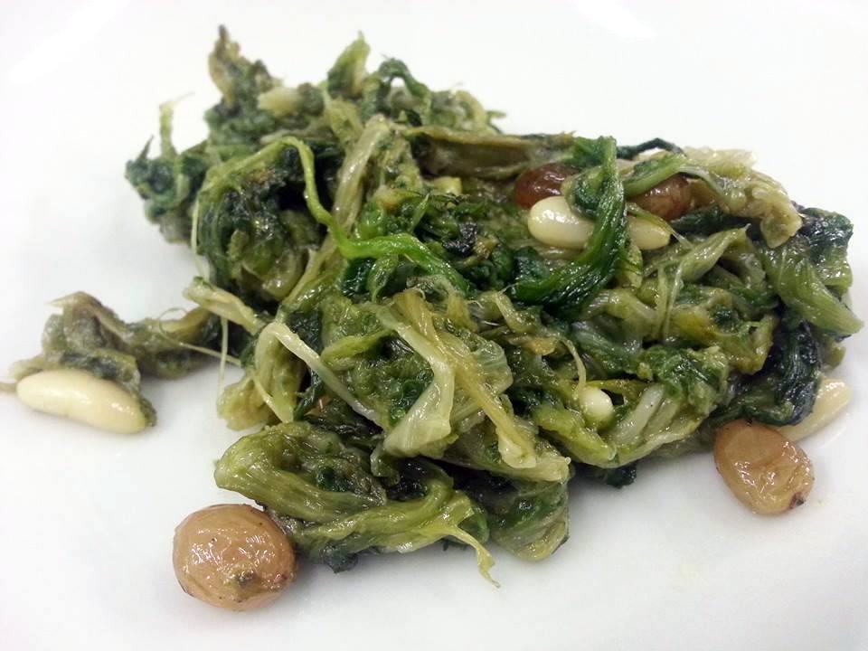 scarola alla natalina, Osteria da Carmela