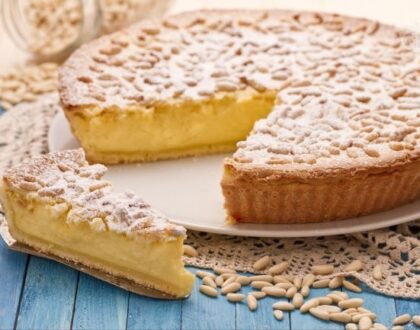 Una torta estiva? La nostra torta al limone e pinoli